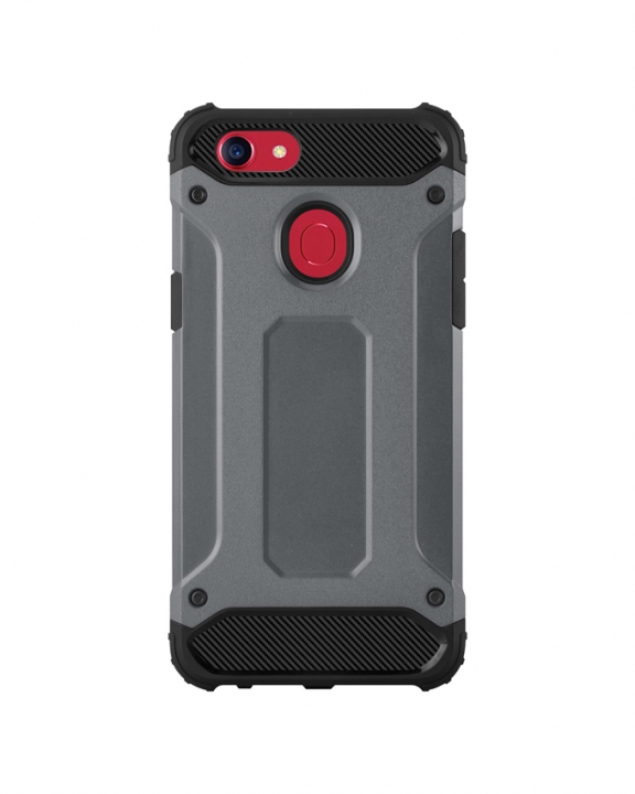 Oppo F5 Armor Back Cover - Grey