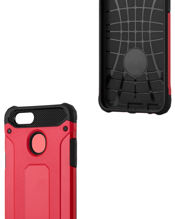 Oppo F5 Armor Back Cover - Red