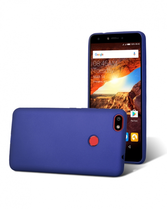 Tecno Spark Plus K9 Back Cover - Silicone Rubber Finish Blue