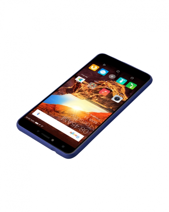 Tecno Spark Plus K9 Back Cover - Silicone Rubber Finish Blue