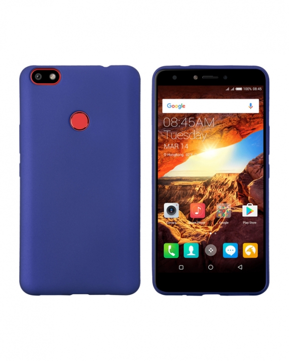 Tecno Spark Plus K9 Back Cover - Silicone Rubber Finish Blue