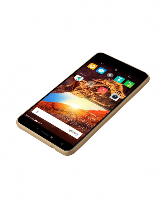 Tecno Spark Plus K9 Back Cover - Silicone Rubber Finish Gold
