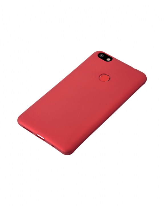 Tecno Spark Plus K9 Back Cover - Silicone Rubber Finish Red