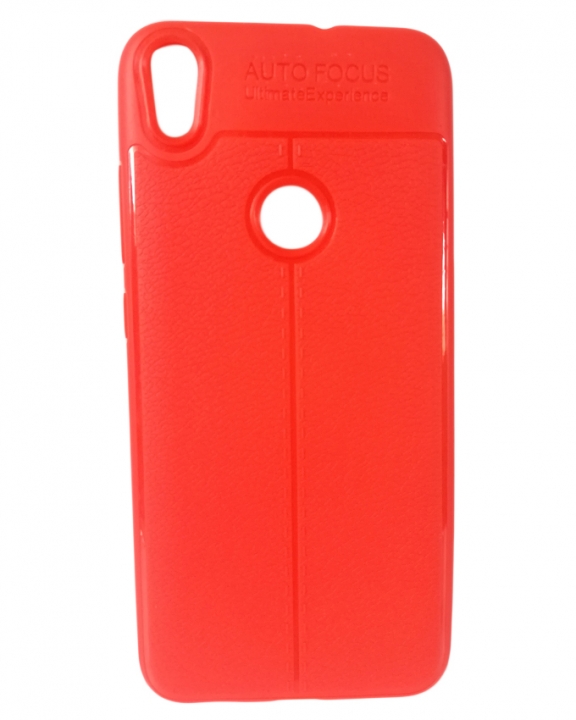 Tecno Camon CM Back Cover - Rubber Finish Red