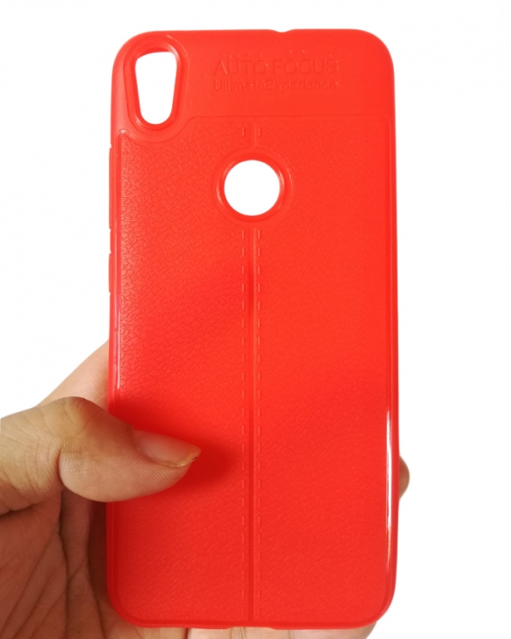 Tecno Camon CM Back Cover - Rubber Finish Red