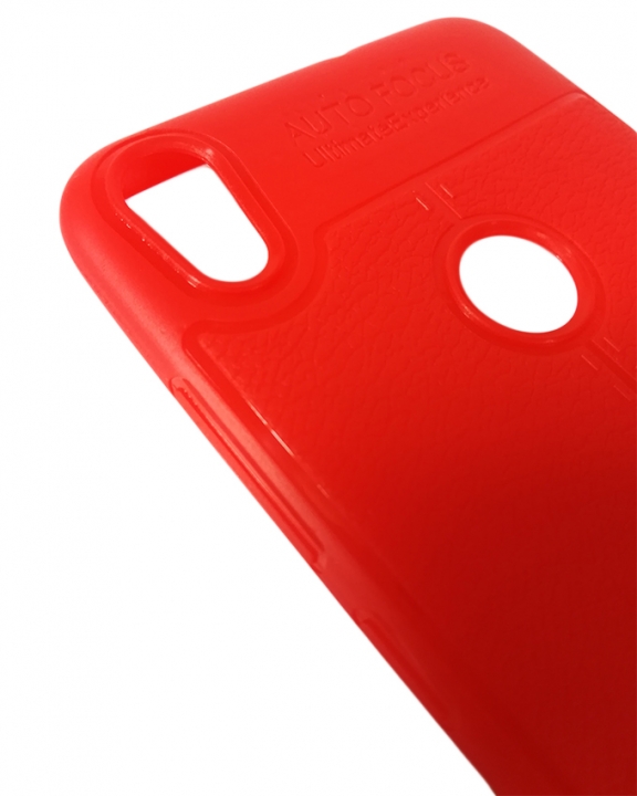 Tecno Camon CM Back Cover - Rubber Finish Red