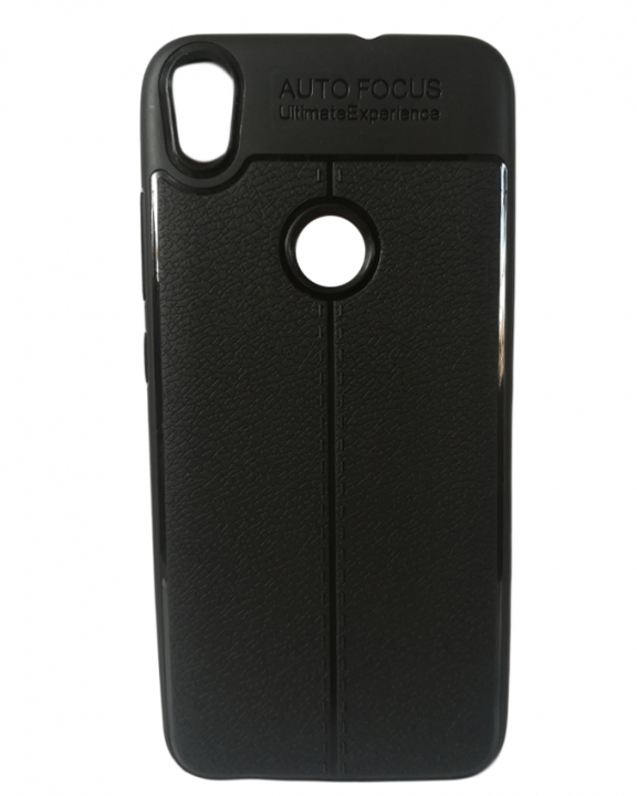 Tecno Camon CM Back Cover - Rubber Finish Black