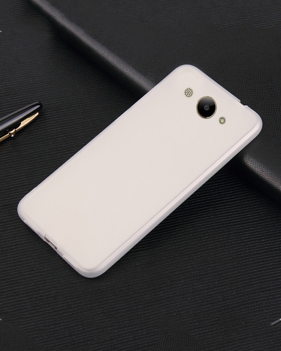 Huawei Y3 2017 Back Cover - Silicone Clear-Frosted Finish