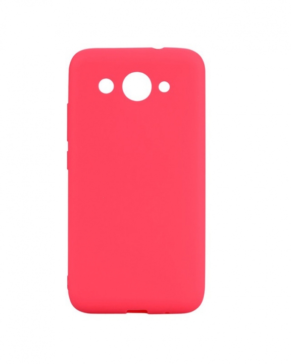 Huawei Y3 2017 Back Cover - Silicone Rubber Finish Red