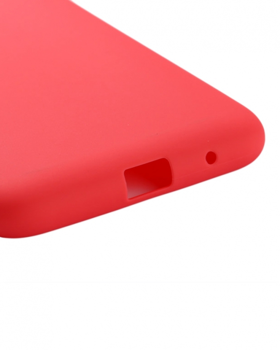Huawei Y3 2017 Back Cover - Silicone Rubber Finish Red