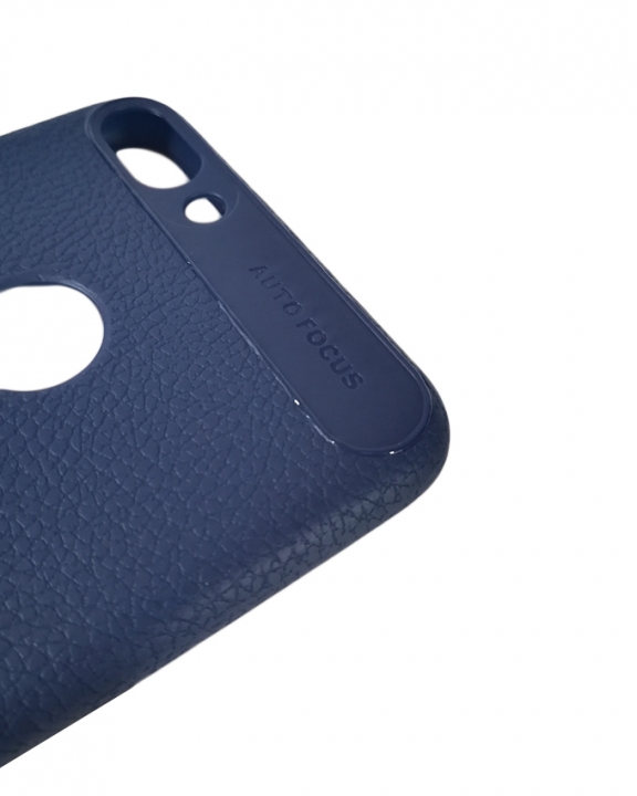 Huawei P-Smart Back Cover - Silicone Rubber Finish Blue