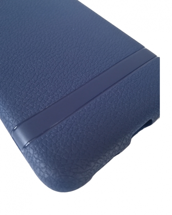 Huawei P-Smart Back Cover - Silicone Rubber Finish Blue