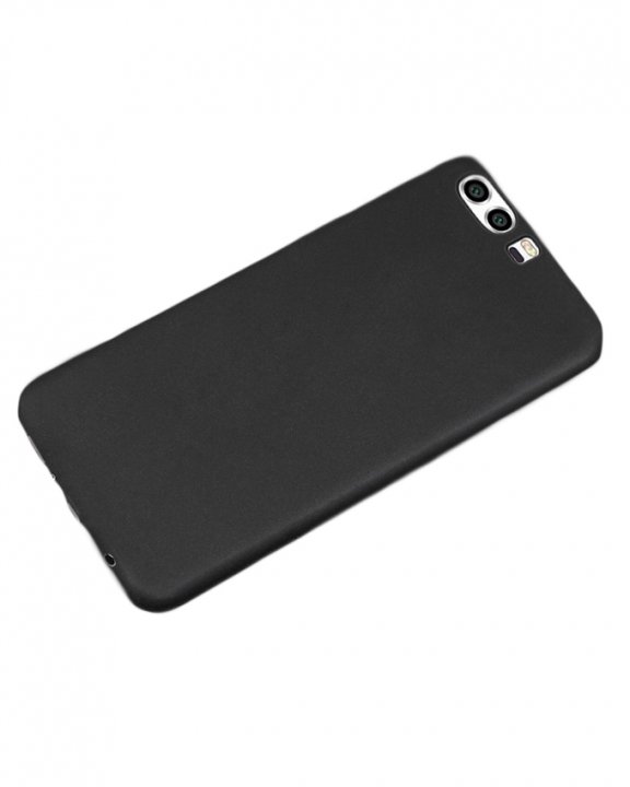 Huawei P10 Plus Back Cover - Silicone Rubber Finish Black