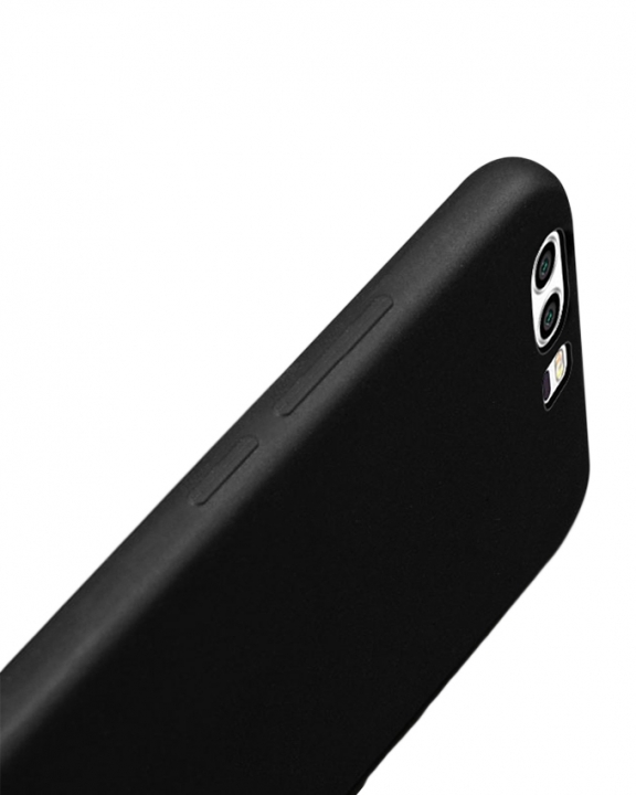 Huawei P10 Plus Back Cover - Silicone Rubber Finish Black