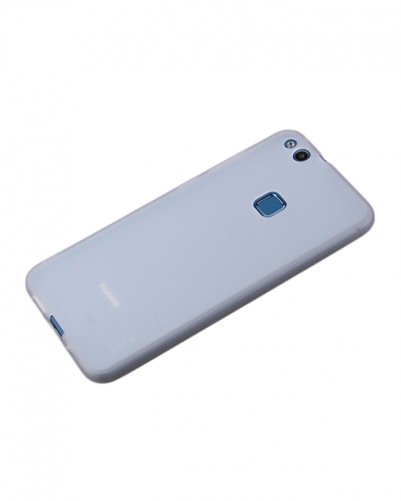 Huawei P10 Lite Back Cover - Silicone Clear-Frosted Finish