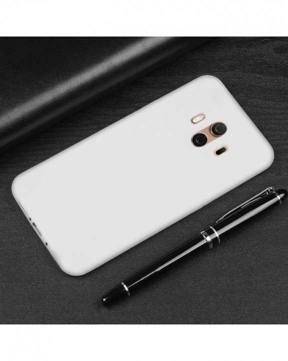 Huawei Mate 10 Back Cover - Silicone Frosted-Clear Finish