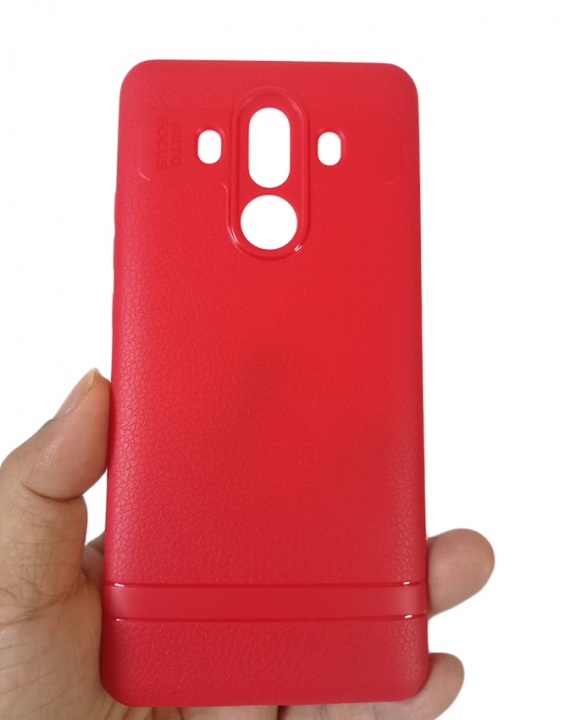 Huawei Mate 10 Pro Back Cover - Silicone Rubber Finish Red