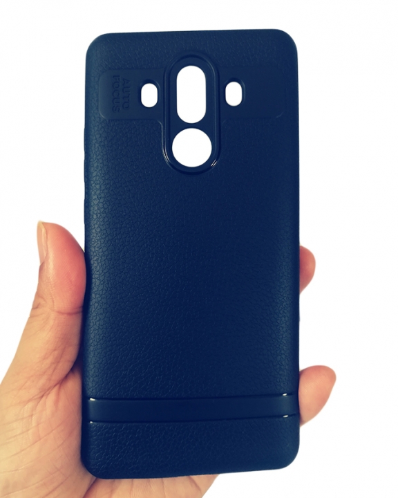 Huawei Mate 10 Pro Back Cover - Silicone Rubber Finish Blue