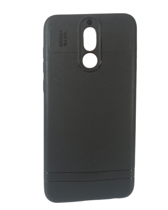 Huawei Mate 10 Lite Back Cover - Silicone Rubber Finish Black