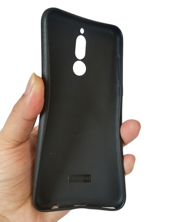 Huawei Mate 10 Lite Back Cover - Silicone Rubber Finish Black