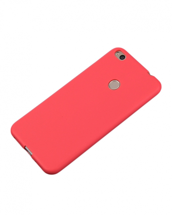 Huawei Honor 8 Lite Back Cover - Silicone Rubber Finish Red
