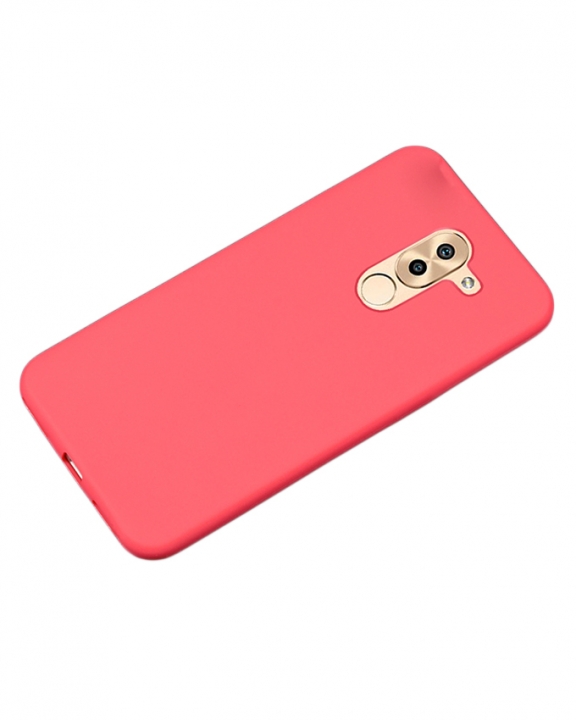 Huawei GR5 2017 Back Cover - Silicone Rubber Finish Red