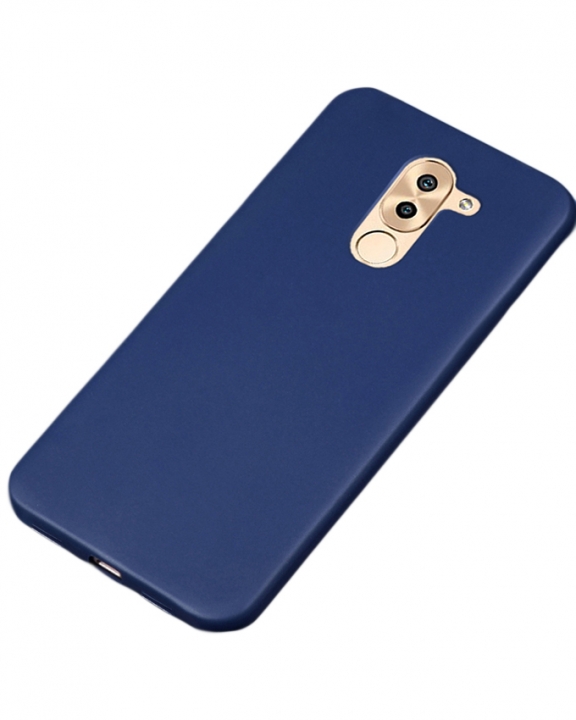 Huawei GR5 2017 Back Cover - Silicone Rubber Finish Blue