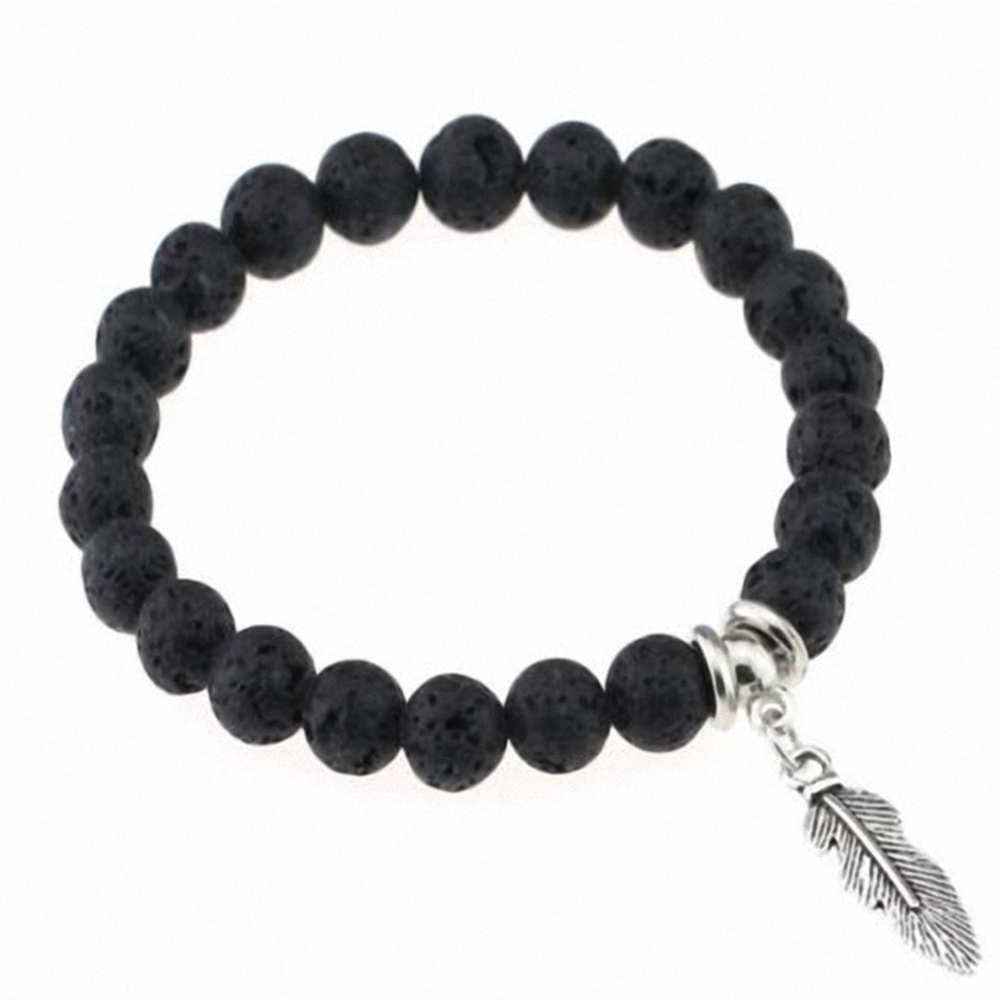 Natural Stone Bracelet - Black