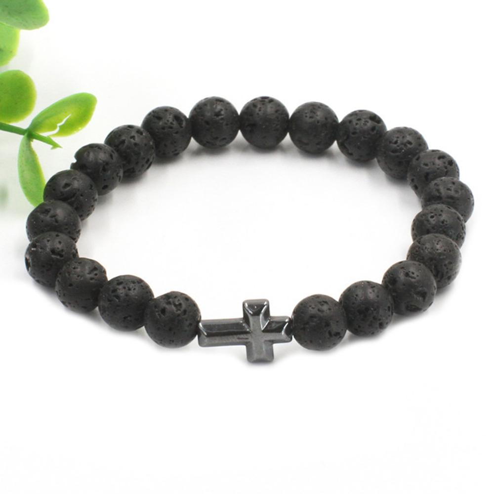 Natural Stone Bracelet - Black