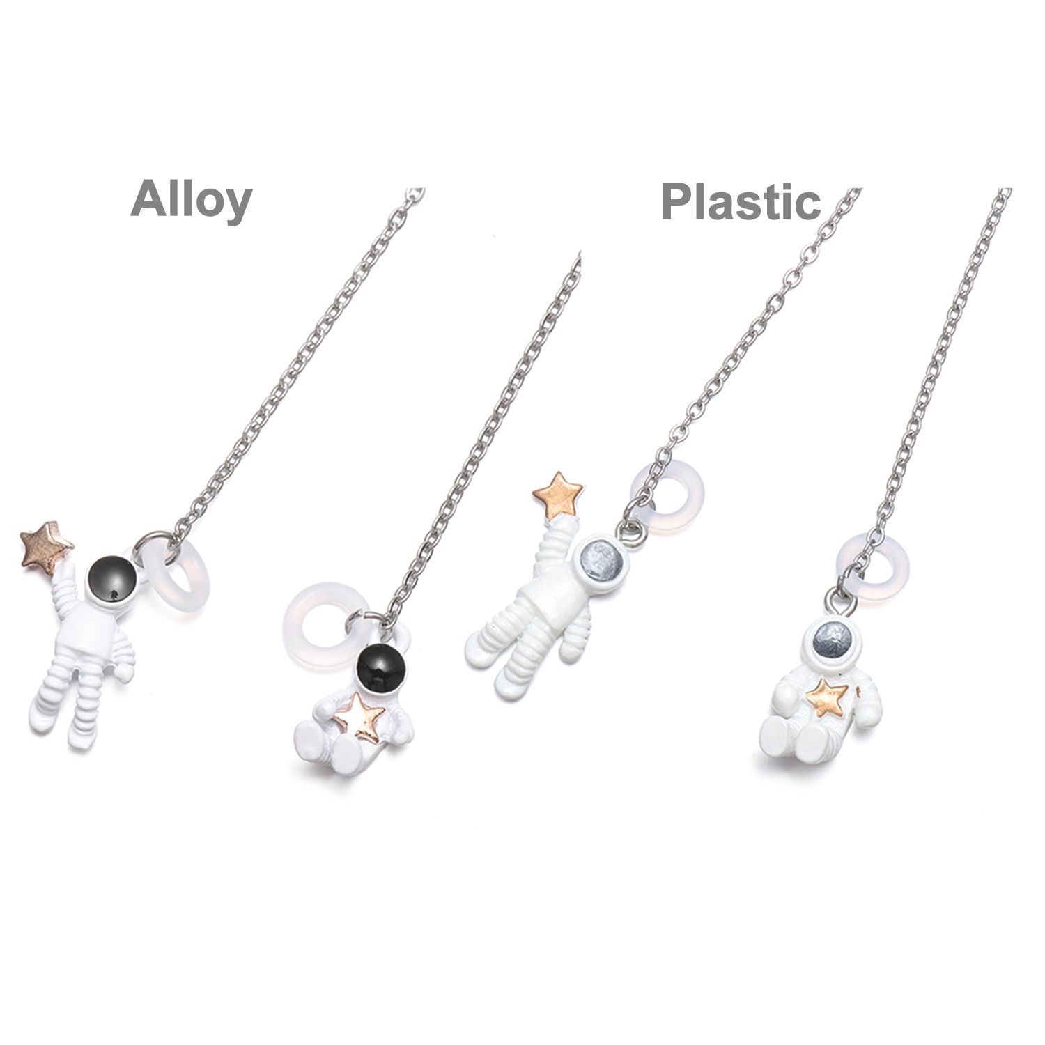 Anti-Lost Earphone Chain Bluetooth Wireless For Airpods Anti-lost Astronaut  Astronaut Anti-Lost Chain compatible with Aux Adapter 