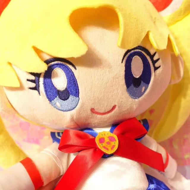 Japan Anime Sailor Moon Chibiusa Plush Backpack Bag Toy Doll Figure Pink 14.6&apos;&apos;