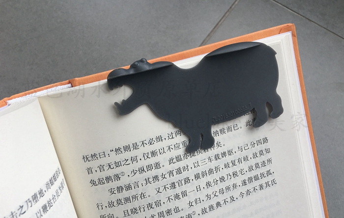 Hippomark Crocomark Hippo Crocodile Bookmark Page Holder Marker Novelty