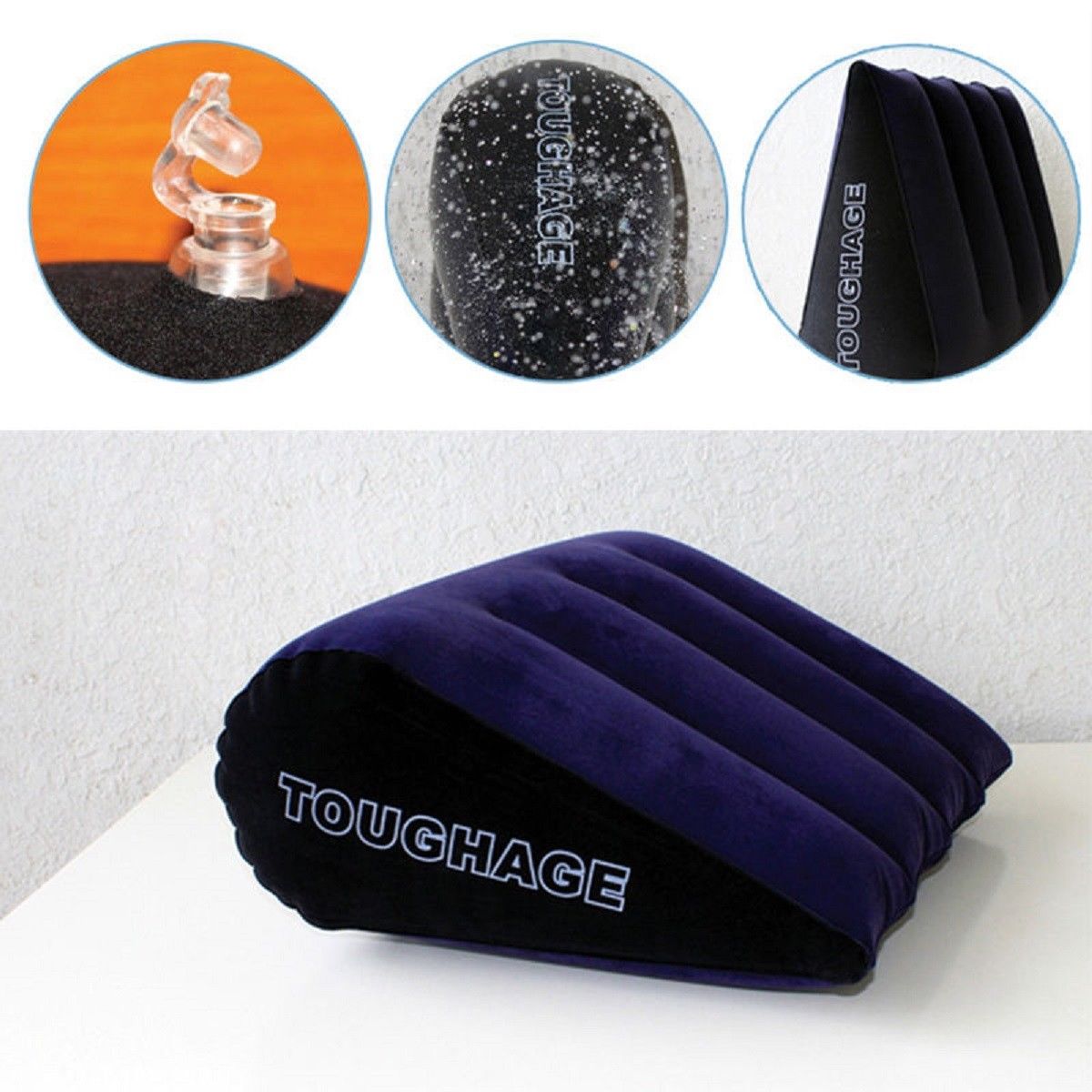 TOUGHAGE Inflatable Sex Pillow Cushion Triangle Adult Love Position Furniture