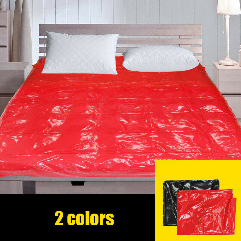 Toughage PVC BED SHEET Adult SEXY Wet Game Flat Sheets High Gloss Waterproof
