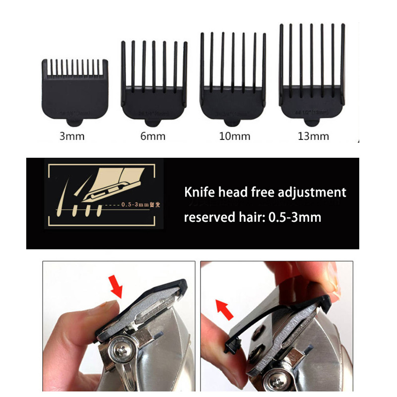 Rechargeable Wireless Hair Clipper Professional Hair Cutting Tools 1200 mAh Men Clippers