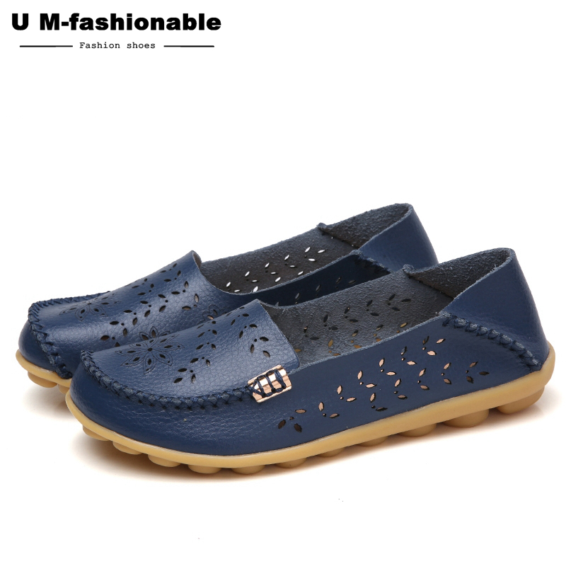 Women Flat Loafers Woman Slip On Ballet Flats Female Moccasins Boat Shoes