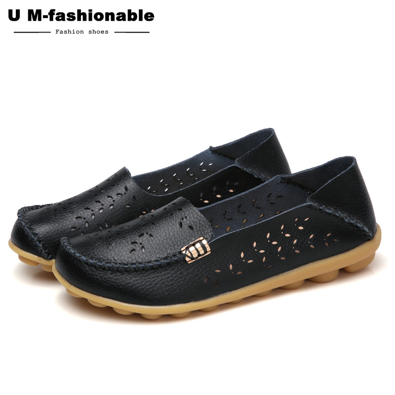 Women Flat Loafers Women Slip On Ballet Flats Female Moccasins Boat Shoes