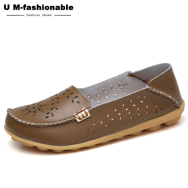 Women Flat Loafers Women Slip On Ballet Flats Female Moccasins Boat Shoes