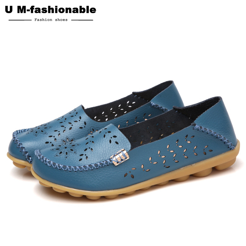 Women Flat Loafers Woman Slip On Ballet Flats Female Moccasins Boat Shoes