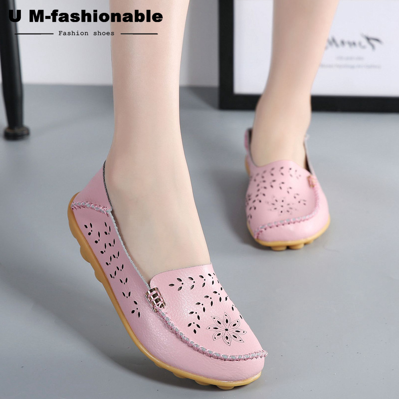 Women Flat Loafers Woman Slip On Ballet Flats Female Moccasins Boat Shoes