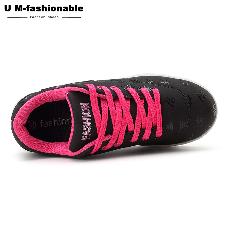 Platform Sneakers Women Wedges Sport Shoes Ladies Fitness Running Shoes Walking Footwear Plus Size