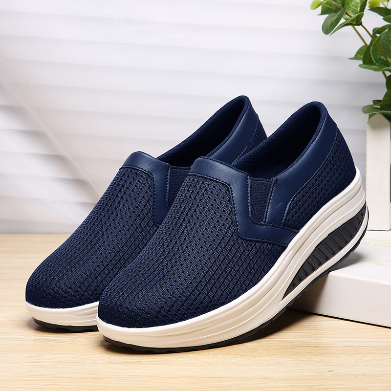 Women&apos;s Loafers Flat Platforms Female Shoe Casual Wedges Ladies Shoes Height Increasing Footwear