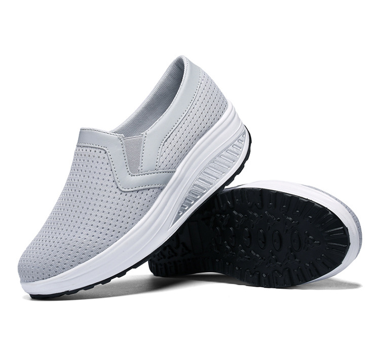 Women&apos;s Loafers Flat Platforms Female Shoe Casual Wedges Ladies Shoes Height Increasing Footwear