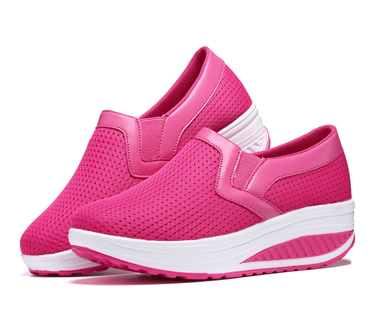 Women&apos;s Loafers Flat Platforms Female Shoe Casual Wedges Ladies Shoes Height Increasing Footwear