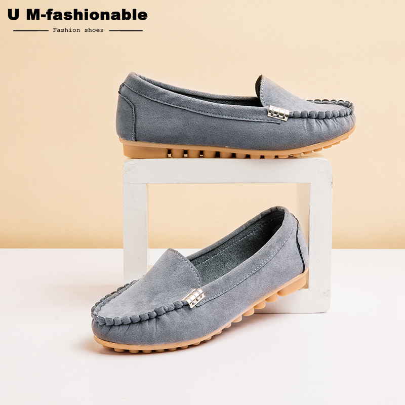 Women Flats Loafers Candy Color Slip on Flat Shoes