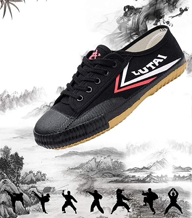 Canvas Jogging Walking Training Shoes Kung Fu Sneakers for Men Women Kid Boy Girl