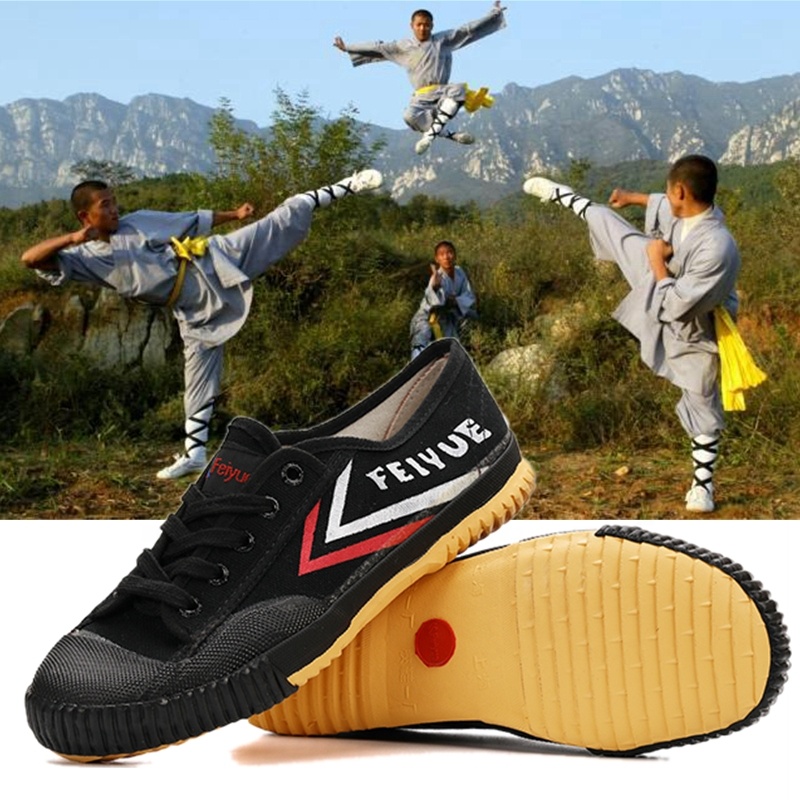 Canvas Jogging Walking Training Shoes Kung Fu Sneakers for Men Women Kid Boy Girl