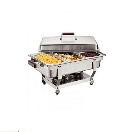 Chaffing Dish Stainless Steel Buffet Tray Catering (three partitions)