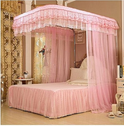 2 Stand Mosquito Net with Sliding Rail