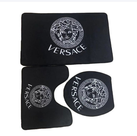 3pcs Set Soft Non-Slip Bathroom Shower Toilet Set Mats